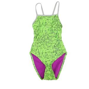 The Finals Competitive Swimsuit Size 26 Green One Piece Bathing Suit